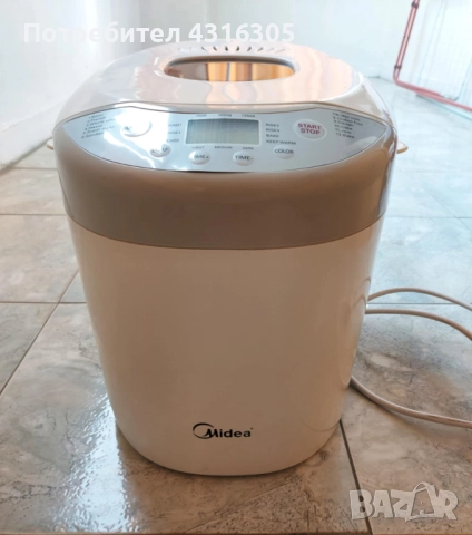 Хлебопекарна Midea - 12 програми, снимка 3 - Хлебопекарни - 51949404