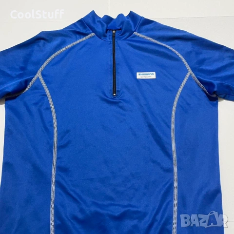 Спортен Екип Тениска за Колоездене Shimano Cycling Bike Размер M, снимка 2 - Спортни дрехи, екипи - 53864362