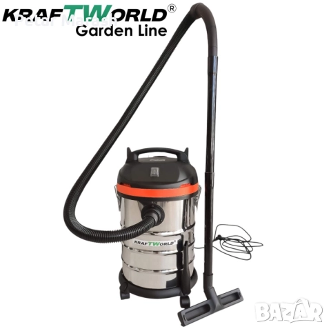Строителна Прахосмукачка Kraftworld 3в1 – Сухо, Мокро и Издухване | 1400W | 30L | IPX4, снимка 6 - Други инструменти - 52303545