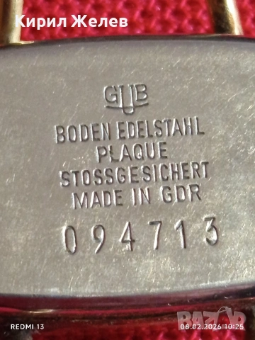 Рядък механичен часовник дамски Glashutte ГДР с позлата за КОЛЕКЦИЯ 52832, снимка 7 - Антикварни и старинни предмети - 53399374