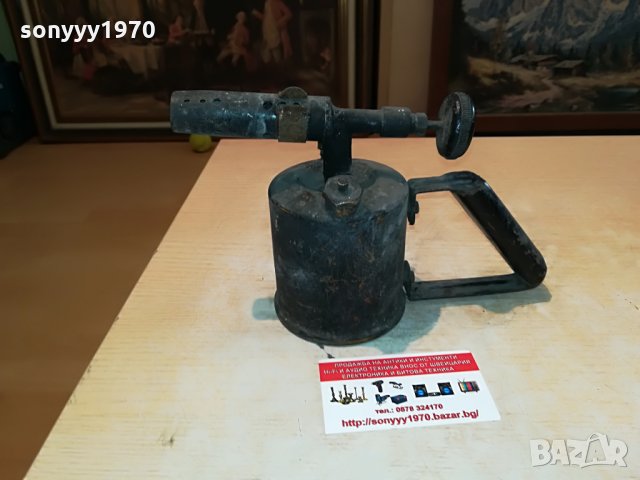 стара бензинова лампа от франция 2408211258, снимка 5 - Антикварни и старинни предмети - 33906785