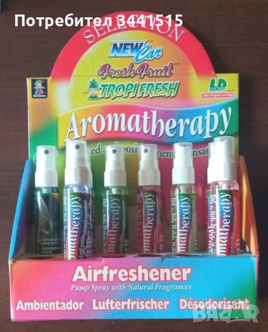 Испански ароматизатори Aromatherapy Tropi Fresh - к-т 6 броя x 60ml, снимка 4 - Ароматизатори - 38607294