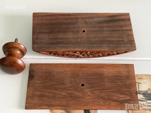 Попивателна за мастило (дървено преспапие)., снимка 8 - Антикварни и старинни предмети - 53792096