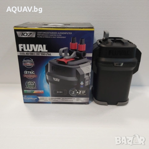 Външен филтър за аквариум FLUVAL 107, снимка 2 - Оборудване за аквариуми - 53274264