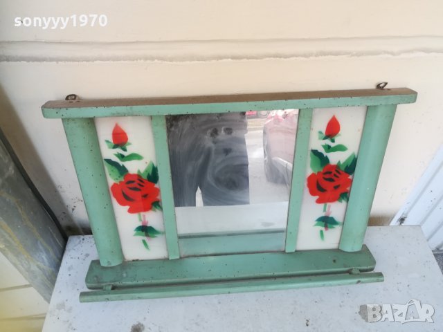 СТАРИННО ОГЛЕДАЛО-АНТИКА 0502221921, снимка 9 - Антикварни и старинни предмети - 35684760