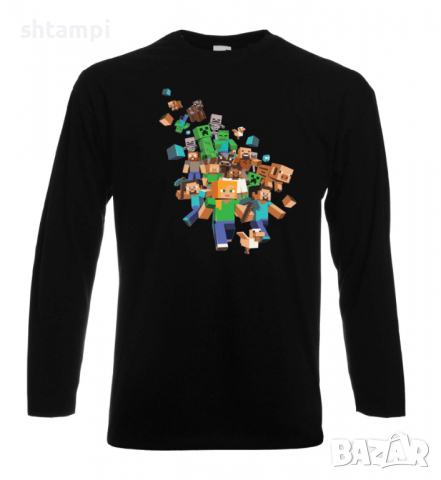 Мъжка тениска майнкрафт Minecraft 3,Minecraft,Игра,Забавление,подарък,Изненада,Рожден Ден., снимка 9 - Тениски - 36495038