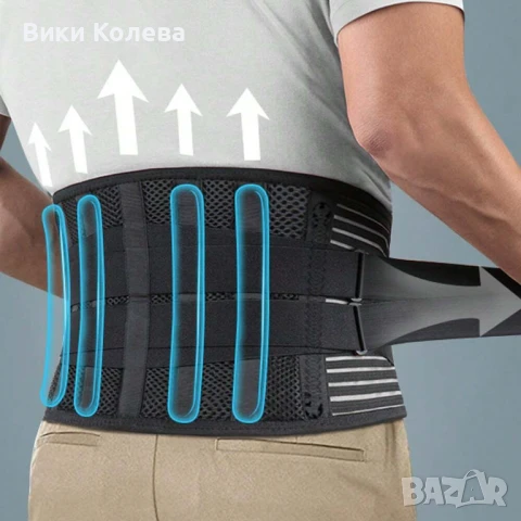 Магнитен лумбален колан за гръб, снимка 7 - Други спортове - 50904089