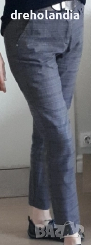 Кариран памучен панталон Esprit - L, снимка 6 - Панталони - 51736623