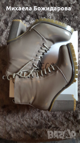 Боти,Bestelle N38, цвят Khaki, снимка 3 - Дамски боти - 44741591