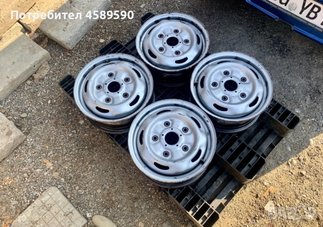 4бр.Оригинални железни джанти 15цола 5x160 за Ford Transit(2000-2024), снимка 3 - Гуми и джанти - 51808329