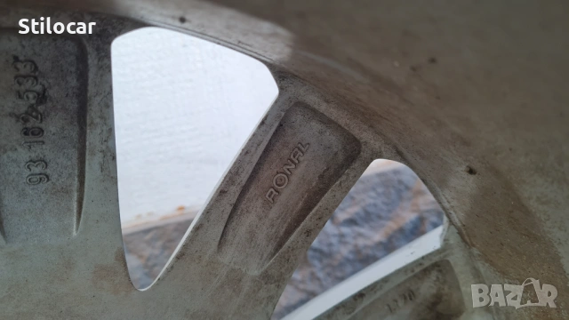 Джанта Opel 4x100 16 ka Ronal, снимка 3 - Гуми и джанти - 53770131