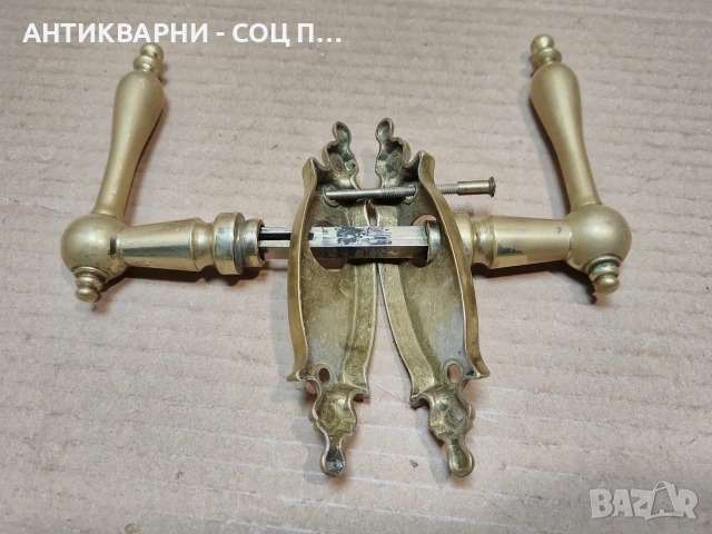 Комплект Бронзови Дръжки За Врати. / НОМЕР 1711., снимка 4 - Антикварни и старинни предмети - 53849261