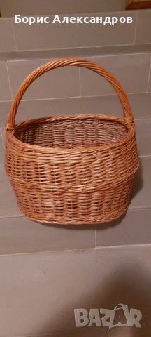 Норвежка плетена кошница за пикник и декорация, снимка 2 - Други - 41394855