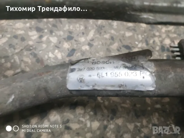 Механизъм моторче чистачки Seat Ibiza 2002г. 6L1955023F 3397020593 , 0390241526 , 6Q2955119A , 0 390, снимка 3 - Части - 47433744