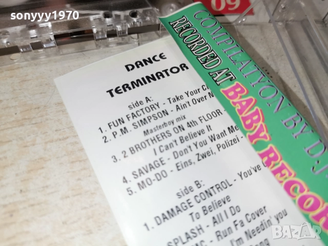 TERMINATOR 6 DANCE-TAPE 2312251655, снимка 8 - Аудио касети - 52885653