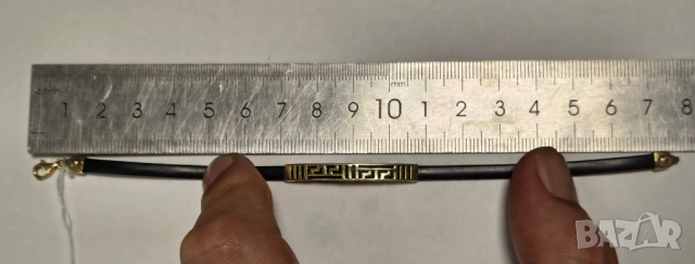 Златна мъжка гривна, снимка 2 - Гривни - 51597075