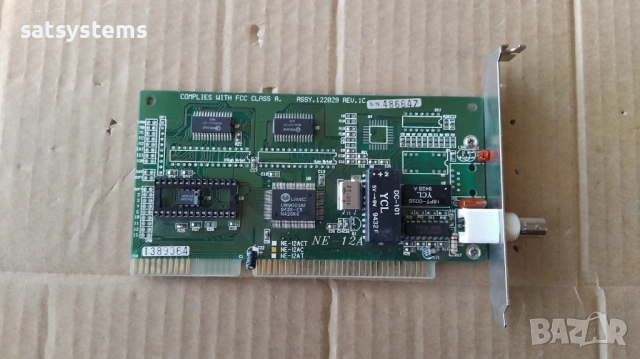UMC UM9003AF NE-12AC 16-bit ISA Network Adapter Card