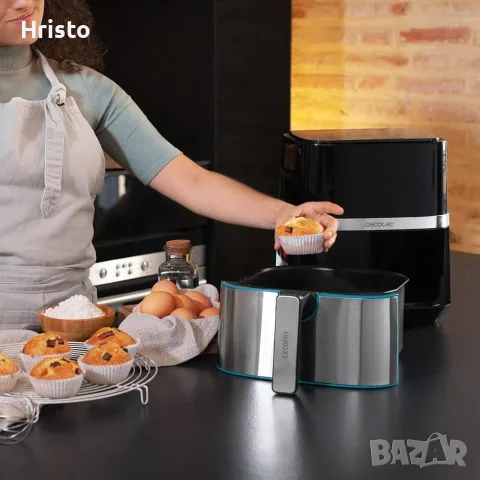 Фритюрник с горещ въздух Cecotec 5.5, снимка 8 - Фритюрници - 56170420