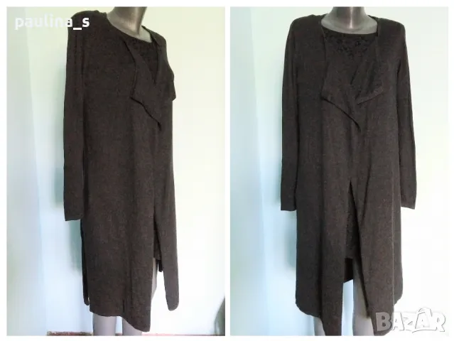 Два броя / Дълга жилетка, голям размер и унисайз , снимка 11 - Жилетки - 26010725