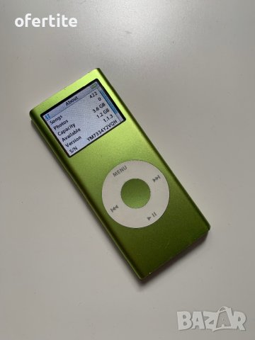 ✅ iPod NANO 2 th gen 🔝 4 GB Green, снимка 4 - iPod - 41847199
