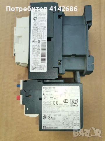 Контактор Schneider  LC1D38 и термична защита TeSys LRD 32, снимка 2 - Друга електроника - 53481432