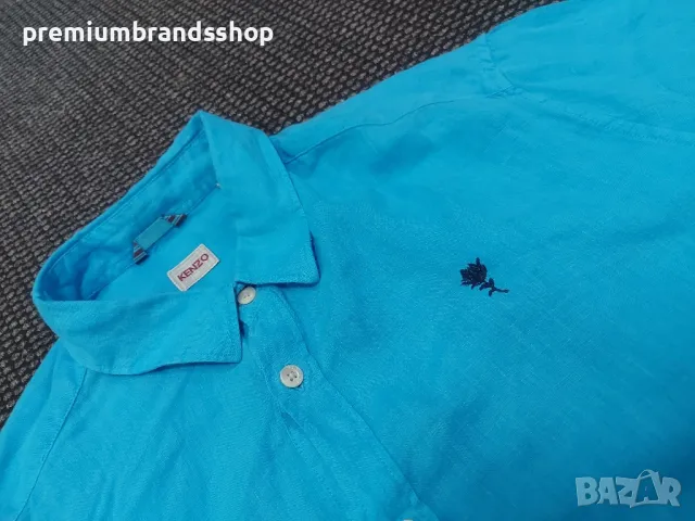 Kenzo ленена риза L размер , снимка 2 - Ризи - 47711910