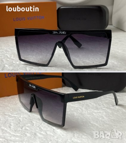 Louis Vuitton 2023 висок клас мъжки слънчеви очила маска Дамски Унисекс, снимка 1 - Слънчеви и диоптрични очила - 39000215