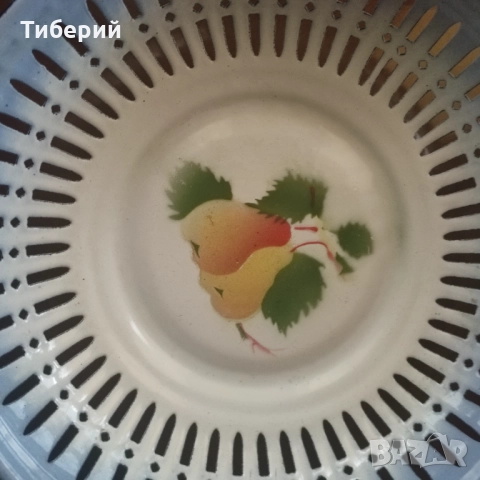 Емайлирана панера/фруктиера, снимка 12 - Аксесоари за кухня - 52015264