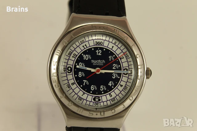 1993 SWATCH IRONY Ocean Storm Швейцарски Кварцов Часовник, снимка 4 - Мъжки - 50959031