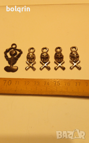 Лот 12 апликации за рокерско яке / кръстове / кръст / череп с кости / скелет / мотор / мотоциклет 