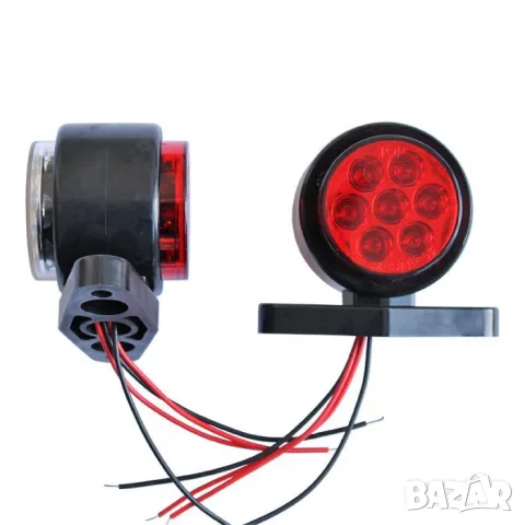 Комбиниран LED габарит 24 V, 80 x 92 mm, снимка 3 - Аксесоари и консумативи - 55864314