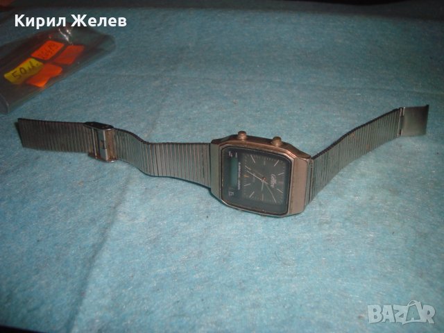 GENEVE QUARTZ  ALARM CHRONOGRAPH СТАР РЯДЪК МАРКОВ КВАРЦОВ ВИНТИДЖ ЧАСОВНИК ЖЕНЕВА 26419, снимка 12 - Мъжки - 34831015