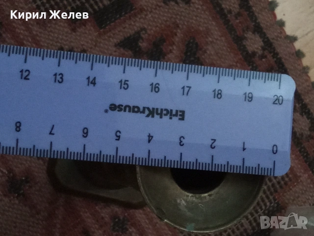 Античен месингов свештник 54274, снимка 9 - Антикварни и старинни предмети - 53637658