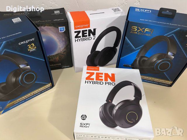 Слушалки CREATIVE ZEN HYBRID PRO,Wireless, Bluetooth 5.3, Мик/12 м. г., снимка 4 - Слушалки и портативни колонки - 44506535