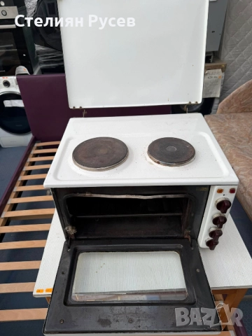 014466  Раховец 02 мини фурна с 2 котлона цена 85лв 43,46 евро  смр - работещи котлони, горен реотан, снимка 3 - Печки, фурни - 52292912