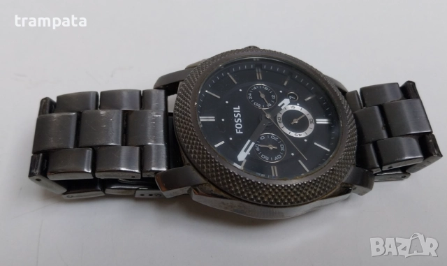 НАЙ ДОБРАТА ОФЕРТА Мъжки ръчен часовник Fossil Chronograph FS4662 Smoke Gray, снимка 4 - Мъжки - 52769363