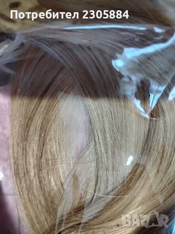 Екстеншъни от естествена руса коса , снимка 9 - Аксесоари за коса - 41678161