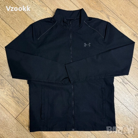 Мъжко горнище Under Armour Launch | S размер, снимка 2 - Суичъри - 53150866