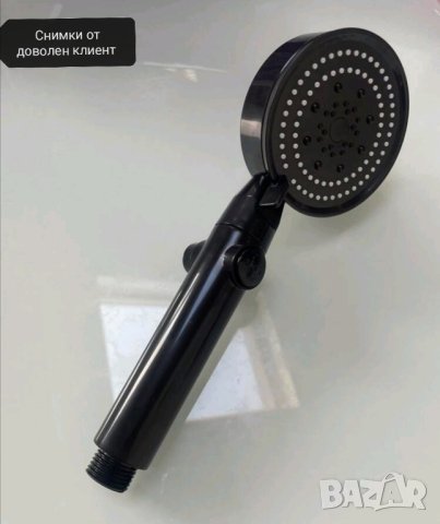 Модерна черна душ слушалка с високо налягане , снимка 9 - Други - 42497350
