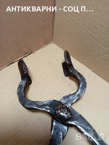 Стари Големи Ръчно Ковани Ковашки Клещи., снимка 8 - Антикварни и старинни предмети - 51645725