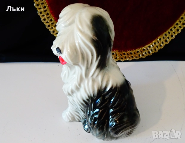 Порцеланова фигура,статуетка куче Бобтейл,печат. , снимка 5 - Статуетки - 51979856