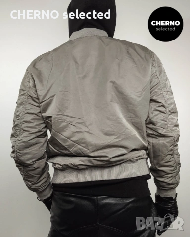 Мъжко бомбър яке ALPHA INDUSTRIES MA-1 Flight Bomber Jacket – размер XL•L – отлично състояние, снимка 12 - Якета - 52977206