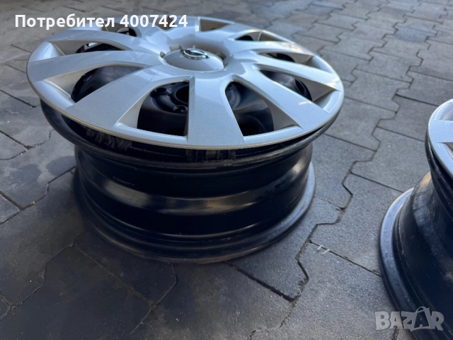 Стоманени Джанти 16ки с тасове , снимка 6 - Гуми и джанти - 52505363