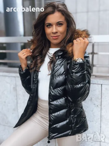 Дамско ватирано зимно яке с качулка MIRIAL, 5цвята , снимка 15 - Якета - 47710412