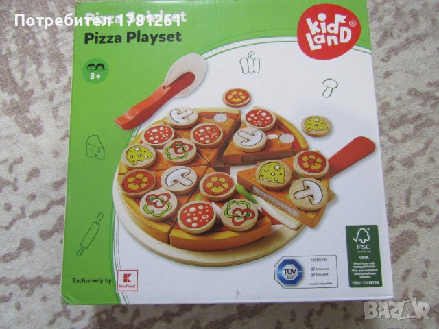 Дървена пица, снимка 1 - Играчки за стая - 42519950