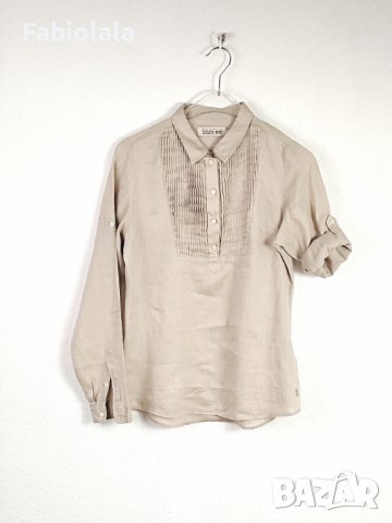Sissy-Boy linen blouse S, снимка 4 - Блузи с дълъг ръкав и пуловери - 41497457