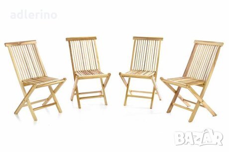 Сгъваем дървен стол, къмпинг сгъваем стол, сгъваем стол за градина, снимка 5 - Градински мебели, декорация  - 34313819