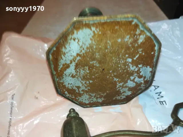 МЕД МЕСИНГ 2БР  ОТ ФРАНЦИЯ 1811241542, снимка 6 - Антикварни и старинни предмети - 48013283