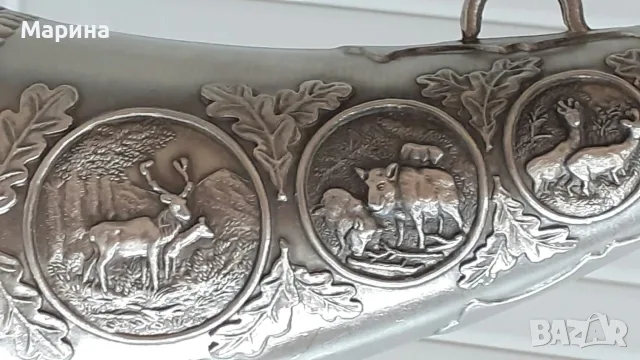 РОГ за пиене от калай Antik*Vintage#45, снимка 10 - Антикварни и старинни предмети - 55725040