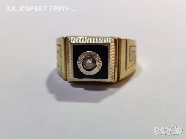 Златен пръстен 14к / 6,55гр, снимка 6 - Пръстени - 41638034